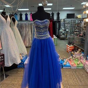 STUDIO 17 SZ-0 12536 BLUE PROM/FORMAL/PAGENT DRESS